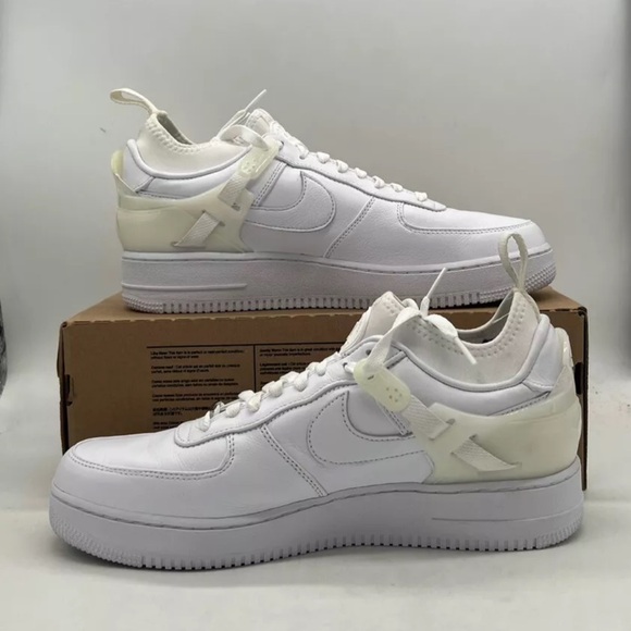 PRISTINE Nike x Undercover Jun Takahashi Air Force 1 Low SP White DQ7558-101, 11 - Picture 3 of 6